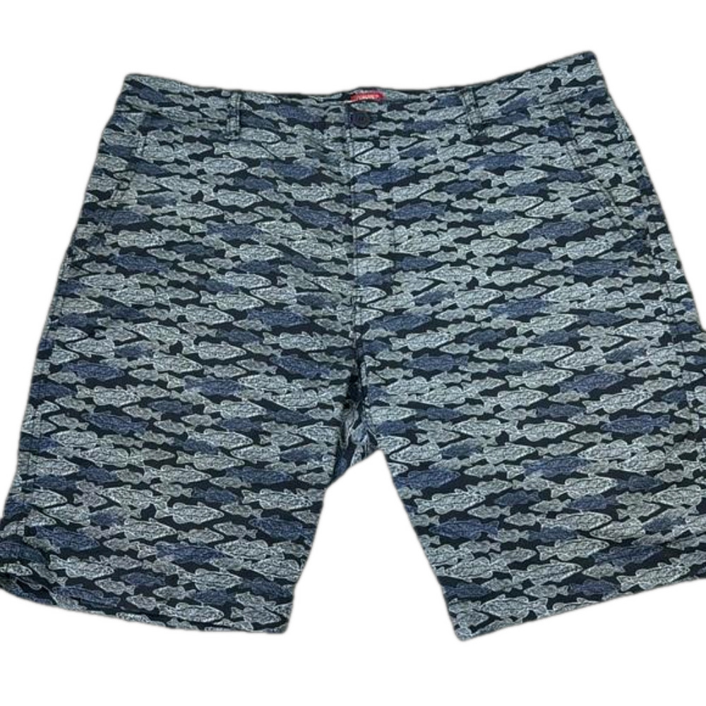 Levi's Chino Men's Blue Fish Casual Bermuda Shorts